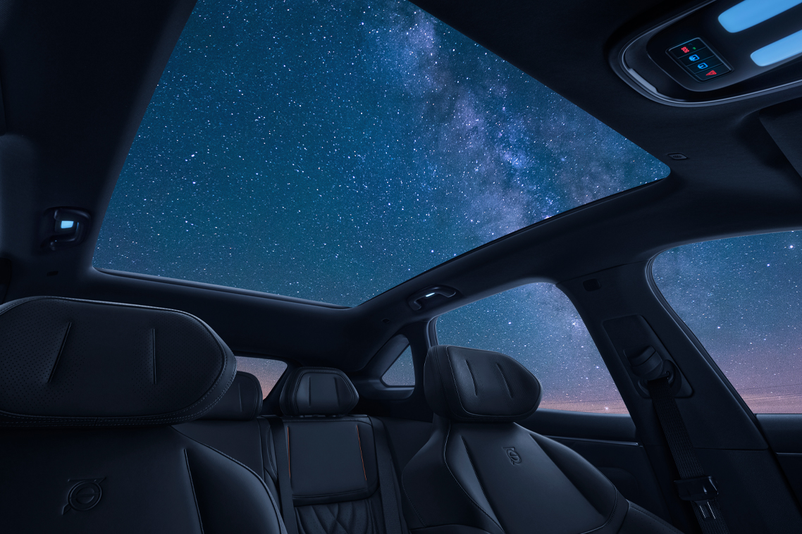 Panoramic sunroof