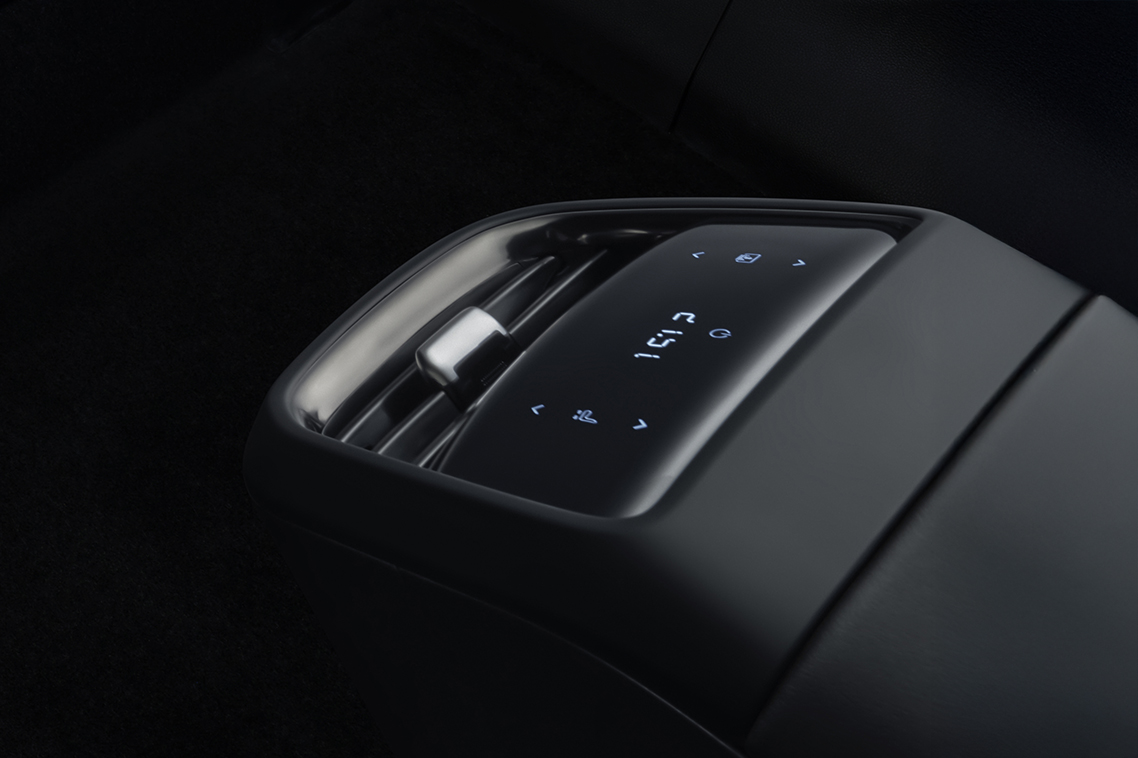 Rear Seat Touchable Control Panel